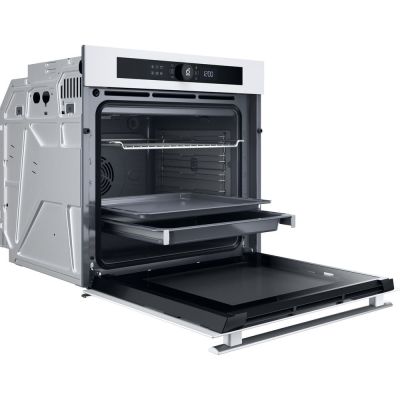 3. WHIRLPOOL WOI4S8CM1SWA built-in oven white AirFry Steam+ Catalysis SoftClosing