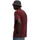 4. Puma Ess Elevated Relaxed Wash Tee Burgundy 688048 96
