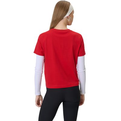 3. Women's T-shirt 4F F2738 red 4FWSS26TTSHF2738 62S