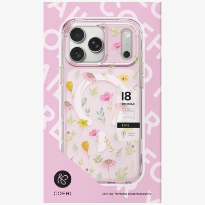 5. Uniq Coehl Evie Magnetic Charging Case for iPhone 18 Pro Max / 17 Pro Max - Pink