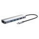 10. Manhattan 153959 Wired Docking Station USB 3.2 Gen 1 (3.1 Gen 1) Type-C Silver
