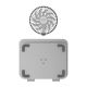 9. UNITEK OT1098AGY01 laptop stand Notebook and tablet stand Silver 43.9 cm (17.3")