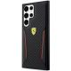 2. Ferrari Carbon Contrast Edges Case for Samsung Galaxy S23 Ultra - Black