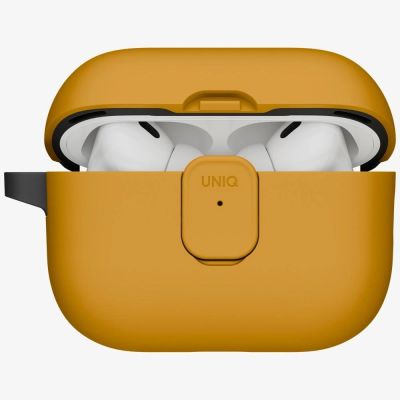2. Uniq Clyde Case for AirPods Pro 3rd Gen - Yellow-Gray