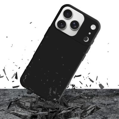 9. 3mk Matt Case Pro for Apple iPhone 17 Pro - Matte Black