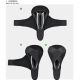 7. Rockbros LF047-S Gel Bicycle Saddle Cover, Silicone, Size M – Black
