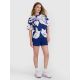 2. Women's oversize printed T-shirt 4F 4FRSS25TTSHF2692-91A