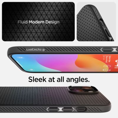 11. Spigen Liquid Air Case for iPhone 15 Plus - Matte Black