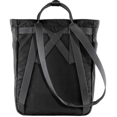 2. Fjällräven Kanken Backpack Black Cotton, Polyester