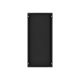 7. Lanberg WF01-6427-10B single-section cabinet (27U; 1300mm / 600mm / 450 mm; wall-mounted; Glass; 19''; black)