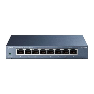 2. TP-Link TL-SG108 Unmanaged Gigabit Ethernet (10/100/1000) Black