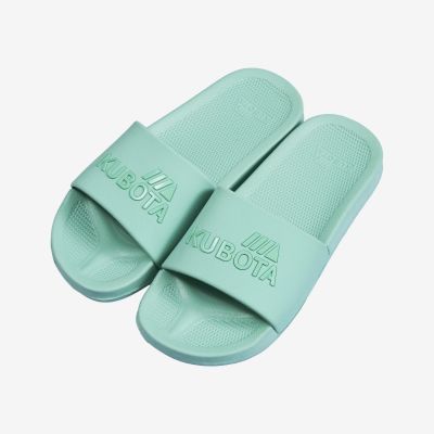 4. Basic plain sage pool flip-flops KUBKBB-SS24-02-17