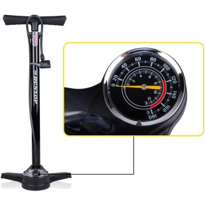 37. DUNLOP WORKSHOP/BICYCLE PUMP 174Psi WITH MANOMETER