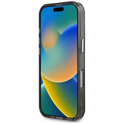 5. Guess IML Metal Mountain Logo MagSafe iPhone 16 Pro Case - Black