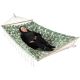 15. GARDEN HAMMOCK FOR 2 PEOPLE 200X150CM WITH SPREADER BAR AND FRINGE MIAMI NATURA JUNGLE