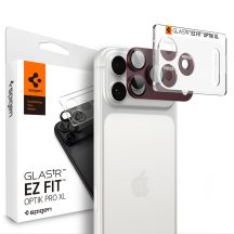 Spigen Optik Pro XL GLAS.TR EZ FIT Tempered Glass for iPhone 18 Pro Max - Dark Cherry