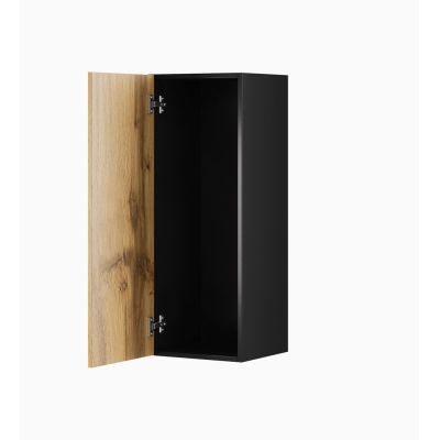 3. VIGO '90' display cabinet, full, 90/35/32, black/wotan oak