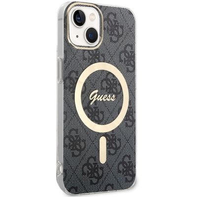3. Guess IML 4G MagSafe case for iPhone 15 - black