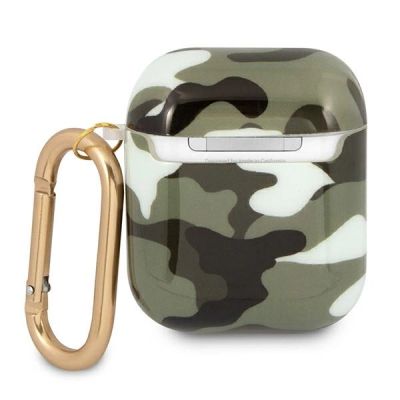 3. Guess GUA2UCAMA AirPods cover green/khaki Camo Collection
