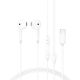 2. Acefast L13 In-Ear Wired Headphones with USB-C Microphone - White
