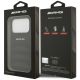 8. Mercedes AMG Leather Debossed Lines Logo case for iPhone 18 Pro / 17 Pro - black