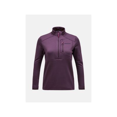 Peak Performance W Trail Polartec Half Zip Purple Sweatshirt