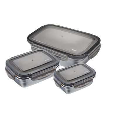 8. Set of 3 GEFU PREPPO G-89522 containers