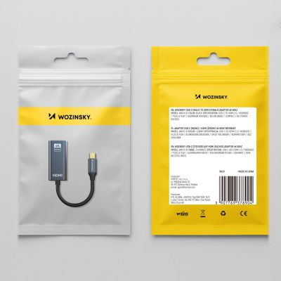 13. Wozinsky WACH-01 USB-C - HDMI 4K 60Hz Adapter - Black