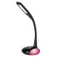 5. Modern multi-color RGB LED desk lamp Activejet VENUS RGB black with night light function