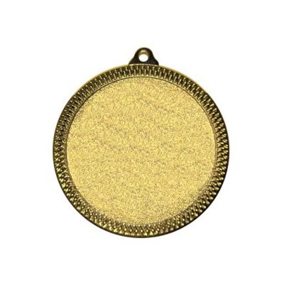 Gold Medal for 60 mm Emblem, Made of Base Metal