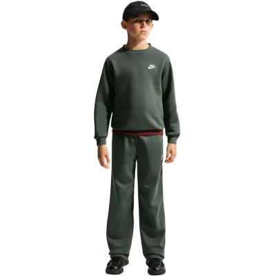 6. Nike Sportswear Club Fleece Kids' Sweatshirt, Dark Green FD3006 305