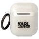 2. Karl Lagerfeld KLA2HNKCTGT Airpods 1/2 cover transparent Gliter Karl&Choupette
