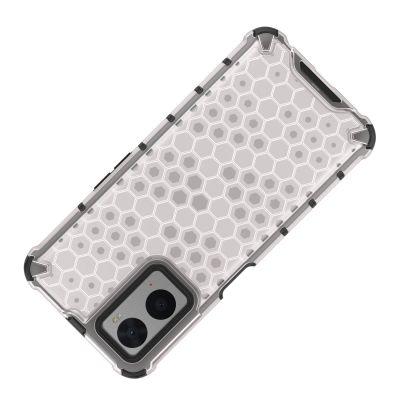 10. Honeycomb case armored cover with gel frame Oppo A76 / Oppo A36 / Realme 9i transparent