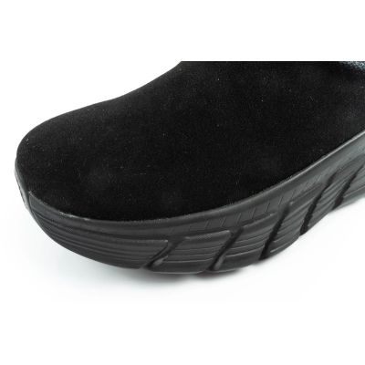15. Skechers women's winter boots, insulated leather ankle boots