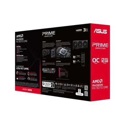 7. graphics card ASUS PRIME RX9070 GRE OC 12G