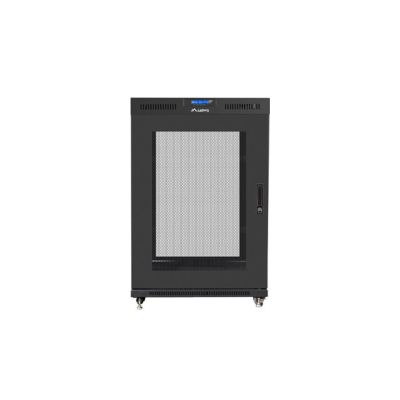 2. LANBERG LCD FLAT PACK V2 19" 22U 800X1000 BLACK PERFORATED DOOR RACK INSTALLATION CABINET