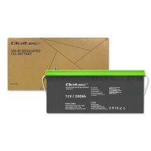 QOLTEC GEL BATTERY 12V | 200AH | GEL