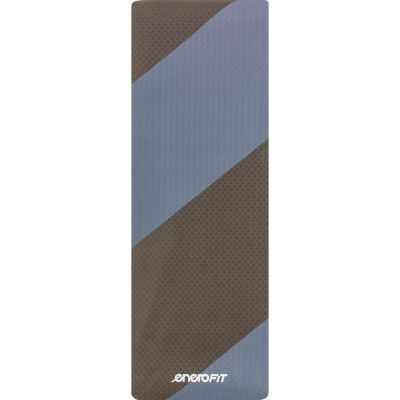 9. YOGA AND FITNESS MAT TPE ANTI-SLIP BLACK AND BLUE ENERO FIT