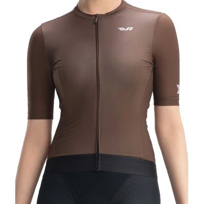 2. Rockbros 15110007003 TVI Women's Short Sleeve Cycling Jersey S - Brown
