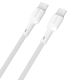 Dudao L9C Max 240W PD USB-C - USB-C Cable 1.2m - White