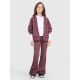 3. Girls' plain slim-fit long-sleeve top 4F 4FJRAW25TLONF603-10S