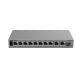 2. REYEE POE SWITCH RG-ES211GS-P, 8 PORTS + 2 UPLINKS + 1 SFP