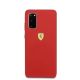 3. Ferrari Silicone Case for Samsung Galaxy S20 - Red