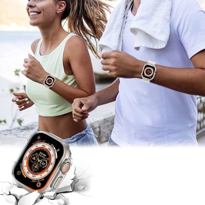 6. Tech-Protect Defense360 Case for Apple Watch Ultra 1/2 (49mm) - Clear