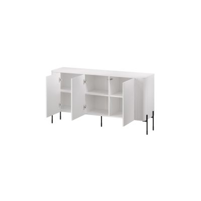 2. VERA chest of drawers 150x40x80 white matt