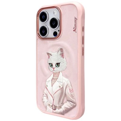 2. Nimmy Magnetic fashion cute pet MagSafe case for iPhone 16 Pro - pink