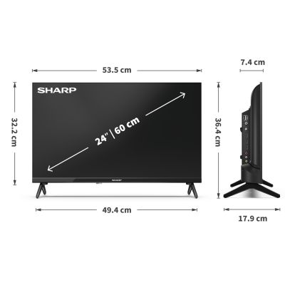 8. Sharp mattress 24HA1205E 24 black Huntington's disease