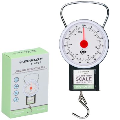25. DUNLOP TOURIST SCALE WITH MEASUREMENT MAX 32 KG