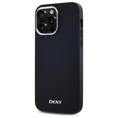 2. DKNY Plain Logo MagSafe iPhone 14 Pro Max Case - Black