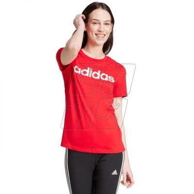 4. adidas Loungewear Essentials Slim Logo Tee W IY9189